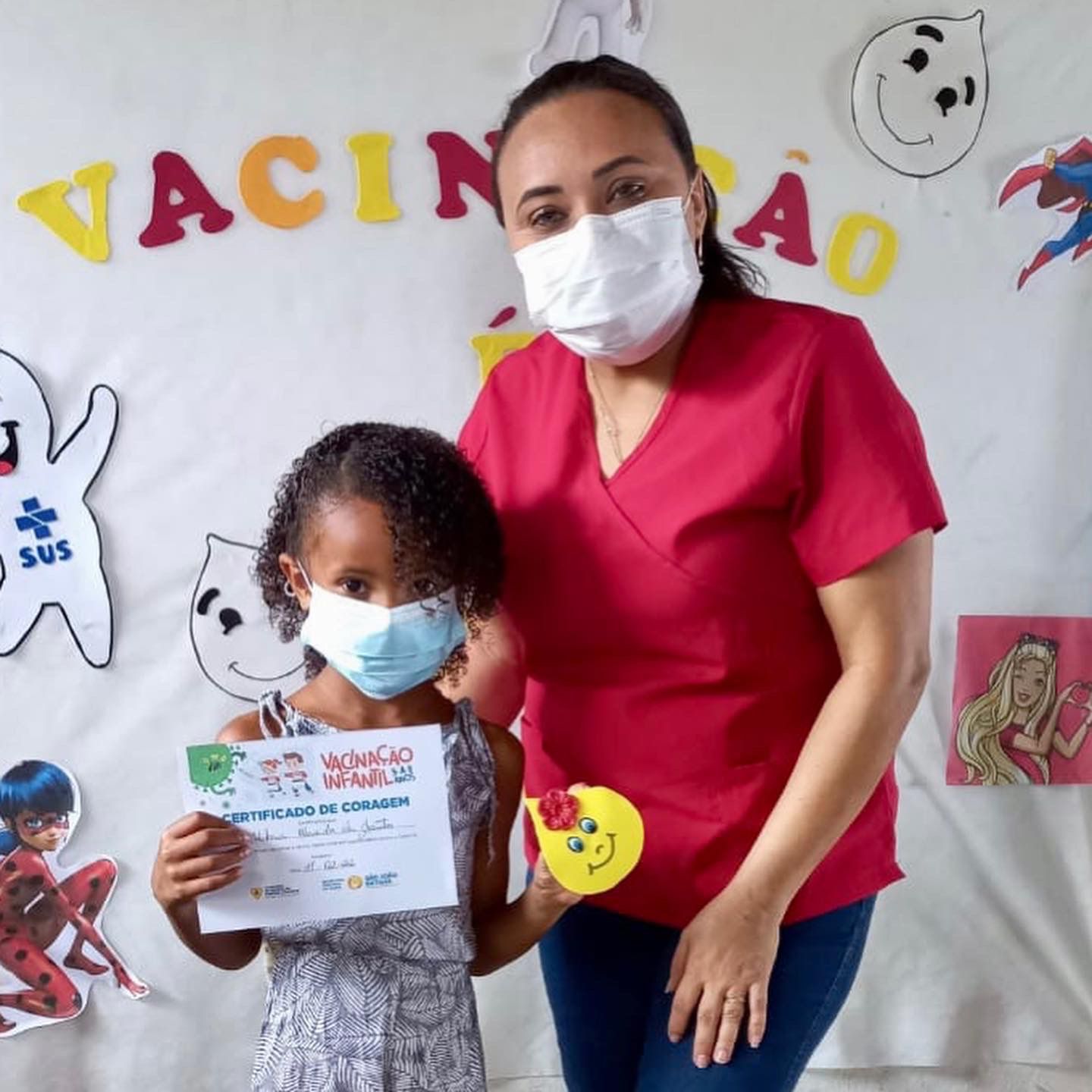A criançada do Povoado Beirada em São João Batista já está sendo vacinada e feliz por estarem se protegendo da Covid 19 1